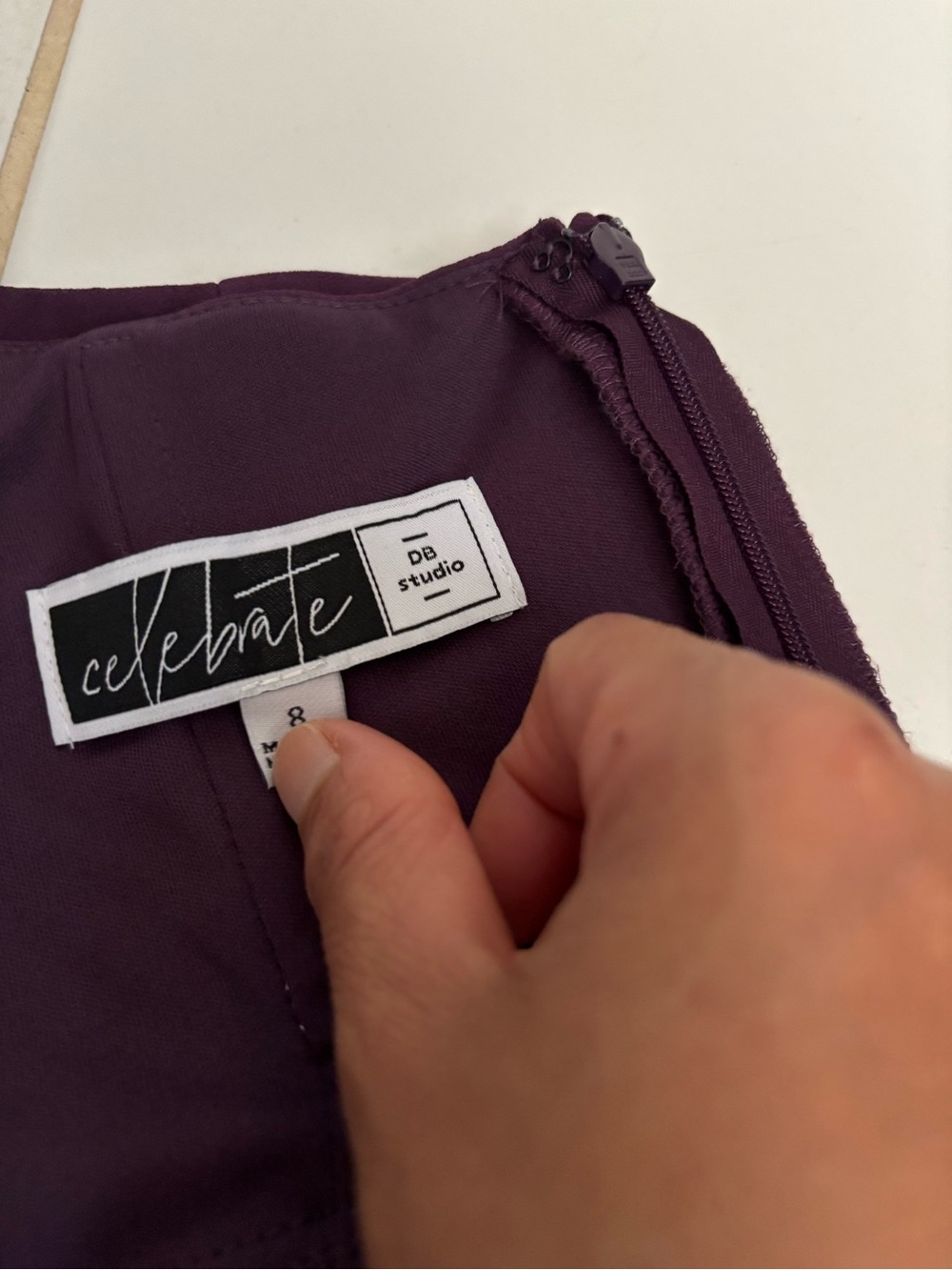 Celebrate DB Studio Women's Wedding Dress in Deep Plum Purple